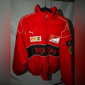 F1 Team Racing Ferrari Jacket Red